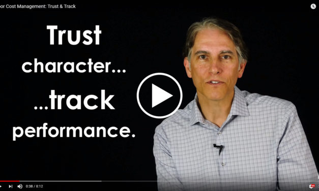 Video – Labor Cost Management: Trust & Track