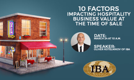 Webinar:  10 Factors Impacting Hospitality Business Value at the Time of Sale