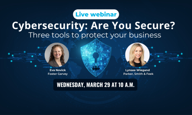 Live webinar! Cybersecurity: Are you secure? Three tools to protect your business