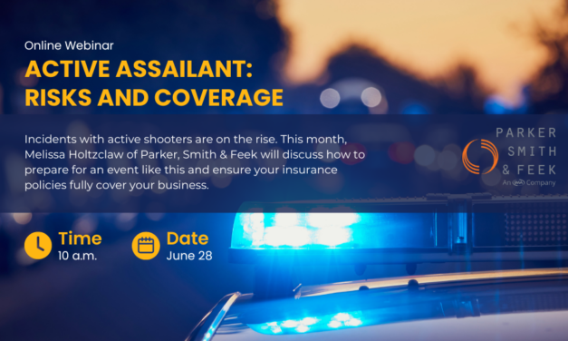 Live webinar! Active assailant: Risks and coverage