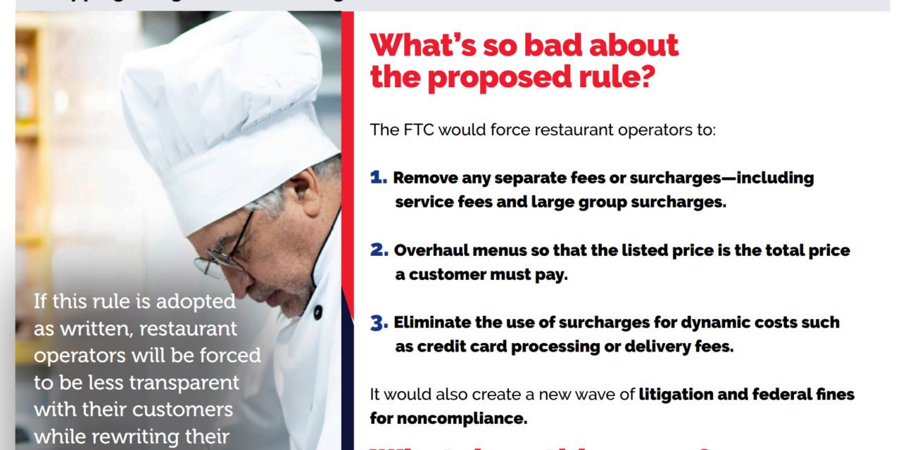 Urgent: Tell the Federal Trade Commission service charges and delivery fees are not “junk fees”