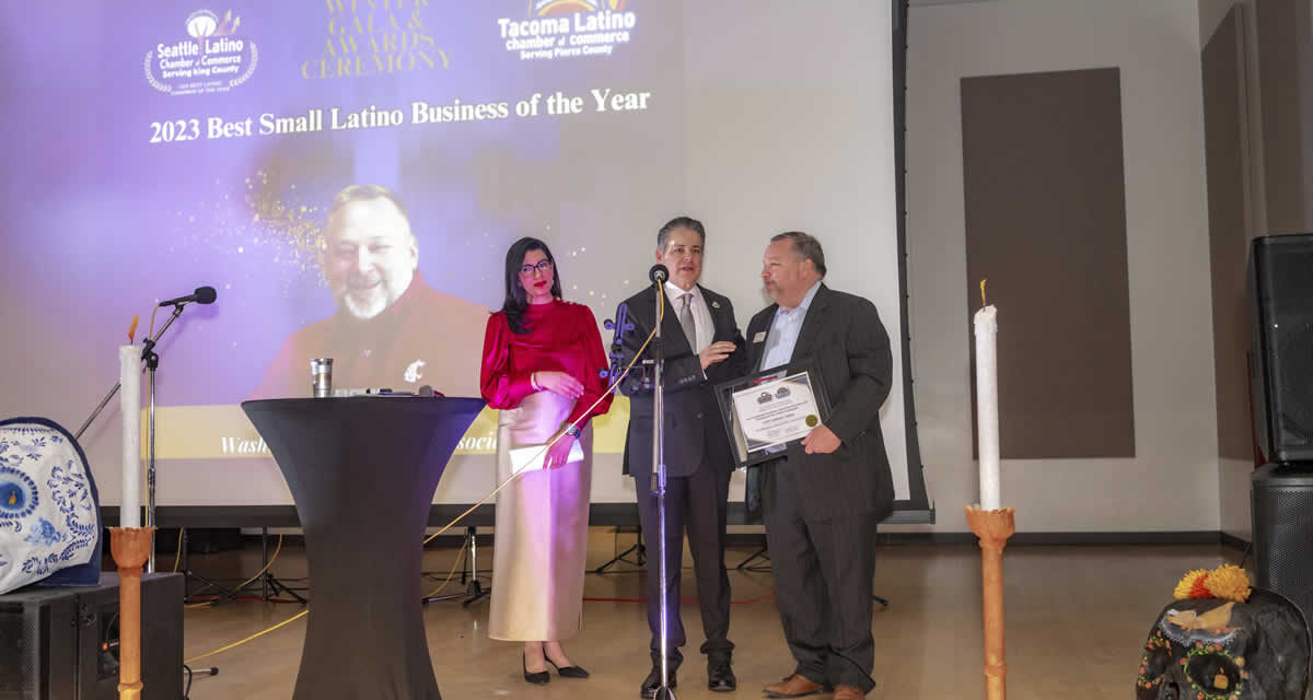 Washington Hospitality Association and Anton honored by the Latino chambers