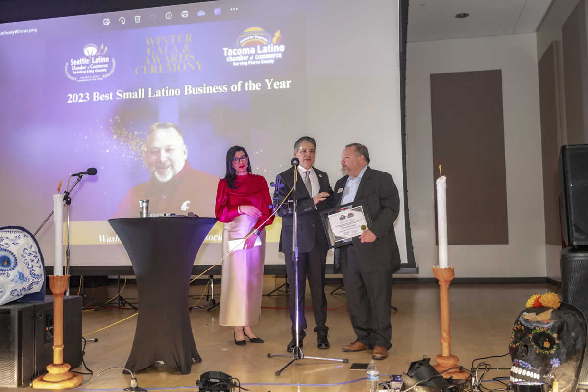 Anthony at Latino Chamber awards