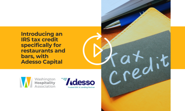 Replay: Introducing an IRS tax credit specifically for restaurants and bars, with Adesso Capital