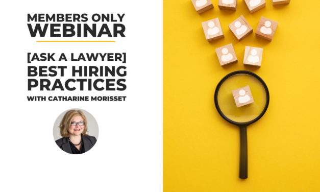 Webinar replay! [Ask a Lawyer] Best hiring practices