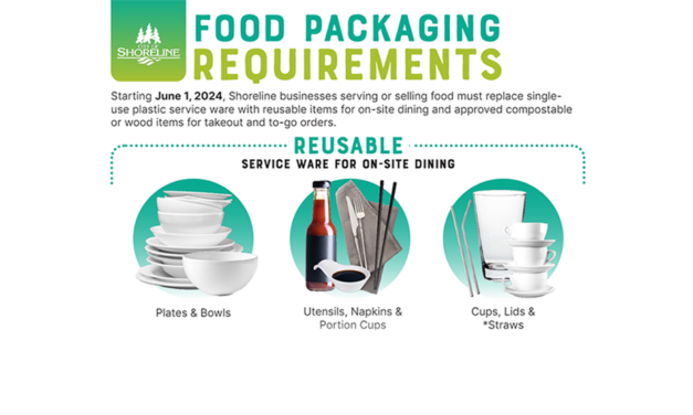Shoreline reusable food service ware requirements begin June 1
