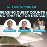 Live webinar! Increasing guest counts and driving traffic for restaurants