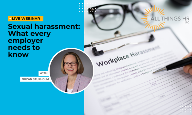 Live webinar! Sexual harassment: What every employer needs to know