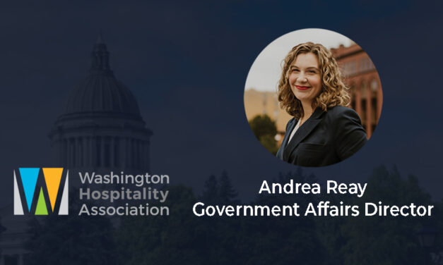 Andrea Reay joins Washington Hospitality Association as Government Affairs Director
