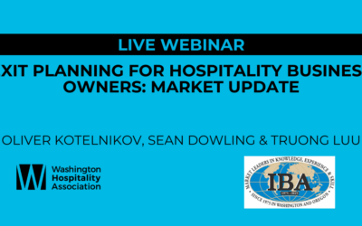 Exit planning for hospitality business owners: Market update with IBA Business Brokerage