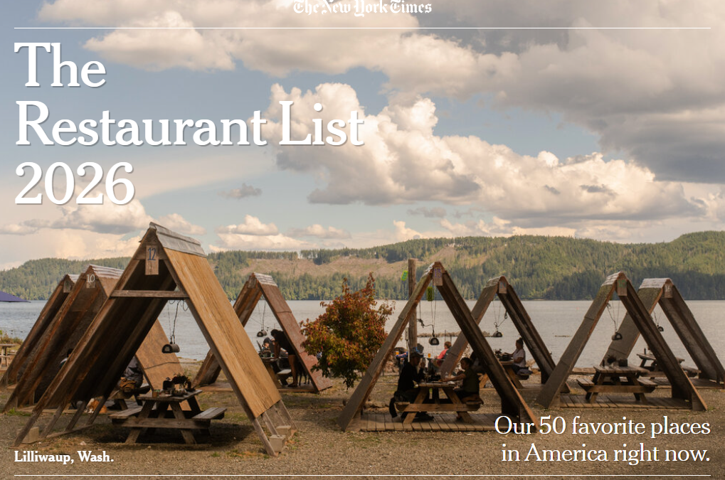 Two Washington Hospitality Association members make The New York Times’ 2026 Restaurant List